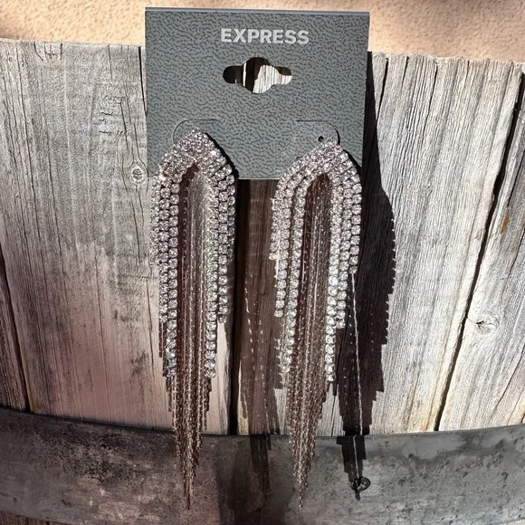Express Diamond Earrings - Picture 3 of 4